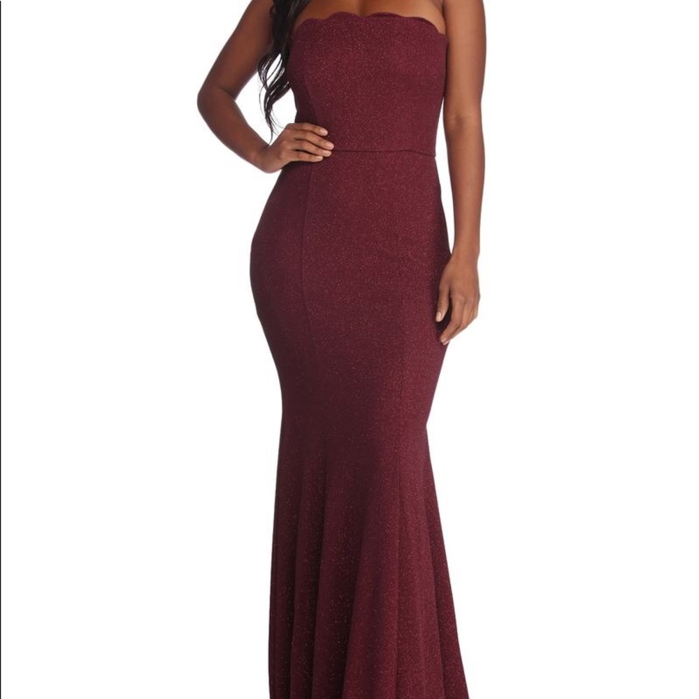 Windsor MIRANDA GLITTER MERMAID FORMAL DRESS